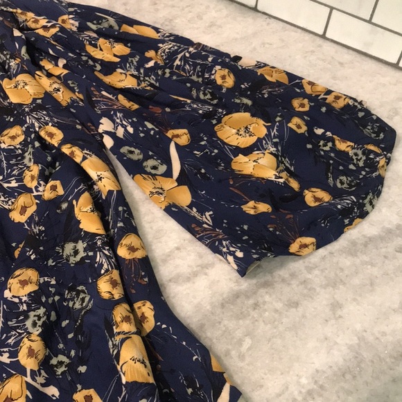 Umgee Dress Womens Small Blue Cottagecore Bohemian Fairy Lagenlook Embroidered - Picture 6 of 10